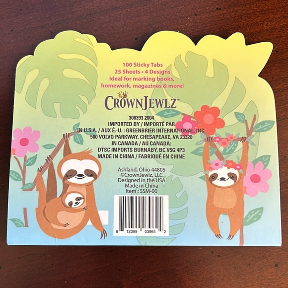 Sloth 🦥 Sticky Tabs - Picture 3 of 3